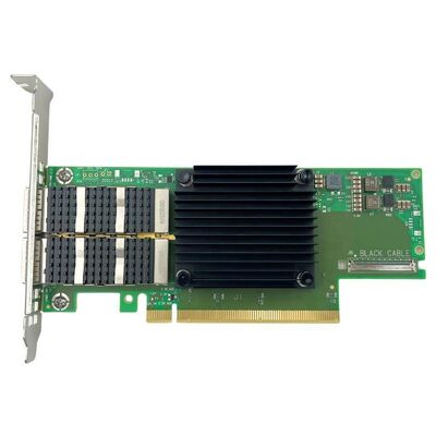 Adaptor Ethernet Seri Mellanox ConnectX-6 MCX653106A-EFAT PCIe4.0 X16 Internal Dual Port 100Gb/s QSFP56 Aplikasi Server