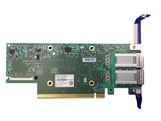 HP CX651105A untuk Mellanox Connect- 6 VPI 100Gigabit Fiber Optic PCI 3.0 X16 Ethernet Card Network Adapter