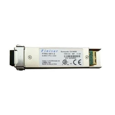 10G ZR XFP Transceiver Optik 1550nm 80km Finisar FTRX-1811-3