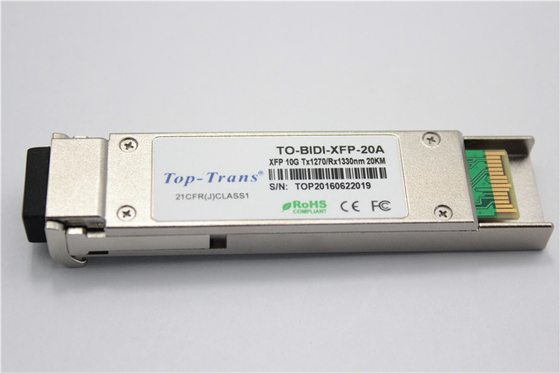 20Km 10G SFP Modul 1270nm 1330nm 10GBASE-BX XFP MSA RoHS