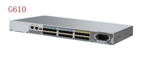 BR-G610-8-16G-0 Brocade G610 8P Switch Rack Mountable Dengan 16Gbps SWL SFP + Transceiver