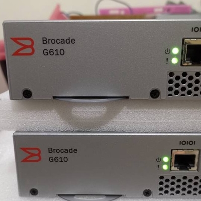G610 Brocade SAN Switch 8X32G SWL SFP AC Storage BR-G610-8-32G-0-Z Untuk Pusat Data