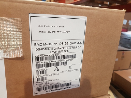 EMC DS6510B 24 Port Aktif 8GB Brocade SAN Switch EM-6510-24-8G-R