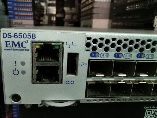 16Gb SFP+ 8 Port Aktif Brocade SAN Switch DELL EMC Connectrix DS 6505B