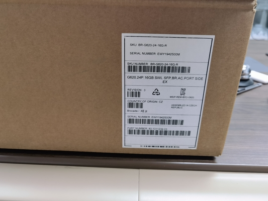 Jaringan Penyimpanan Sakelar Dell Brocade G620 24 Port Aktif BR-G620-24-16G-R