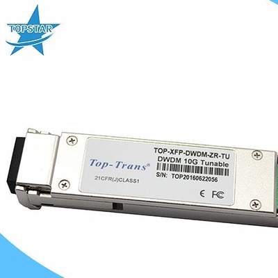 50GHz Laser DWDM Sfp Transceiver Merdu 10GBASE-ZR 80km Serat Optik