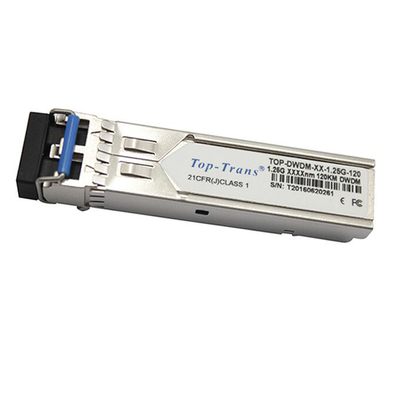 1.25G DWDM SFP Optical Transceiver 120km Solusi Jaringan Disipasi Daya Rendah