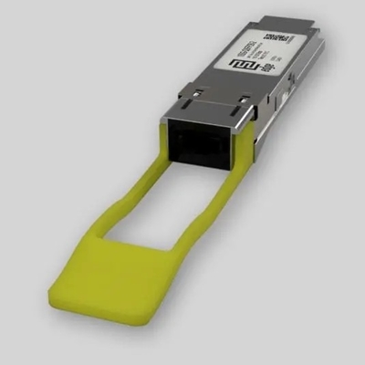 OTU4 128GFC 1310nm 10Km 100GBASE-LR4, SMF Ciena QSFP28 Modul Optik LC Ganda