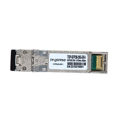 Trans MSA Teratas Dan TAA 25GBase-ER SFP28 Transceiver SMF 1310nm 40km LC DOM