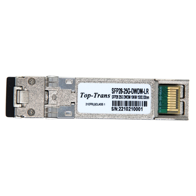 Modul Optik DWDM 25G SFP28 Transceiver SMF 1270nmTx / 1330nmRx 10km LC DOM
