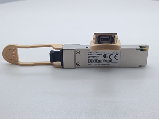 Finisar FTLC9559REPM 100m Paralel MMF QSFP28 Transceiver Optik Untuk 100G Ethernet
