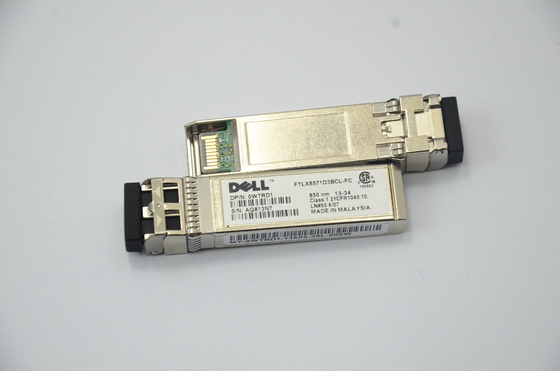 Dell FTLX8571D3BCL-FC 10Gb/S 850nm Multimode SFP+ Modul Transceiver Optik