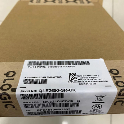 Qlogic QLE2690 16Gb Port Tunggal FC HBA Adaptor PCIe Gen3 X8 SR LC Multi Mode Optik