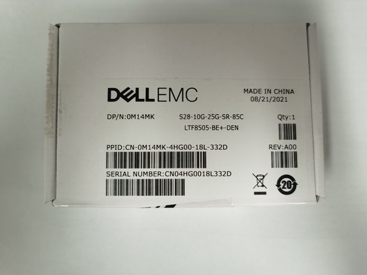 Dell EMC S28-10G-25G-SR-85C LTF8505-BE+-DEN 0M14MK Modul Transceiver Optik