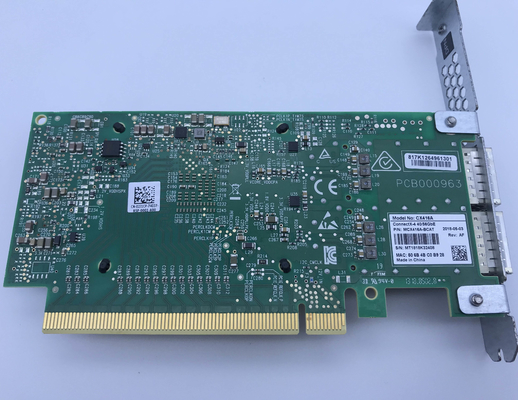 Mellanox MCX416A-BCAT 40/56GbE Dual Port QSFP28 Adaptor PCIe3.0 X16