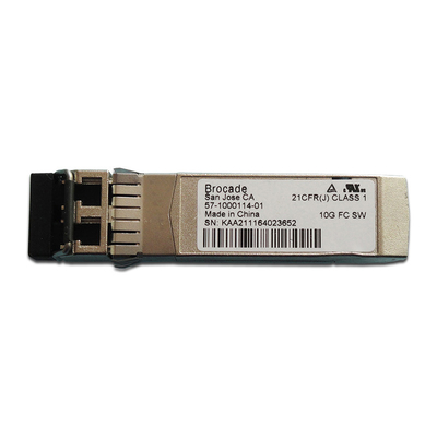 Brocade XBR-000218 57-1000114-01 10G Saluran Serat SFP + Transceiver 850nm 300m LC Modul MMF