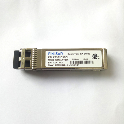 FTLX8571D3BCL 850nm Multimode Datacom Modul Optik Finisar 10G SFP+ Untuk 10GBASE-SR/SW 10G Ethernet