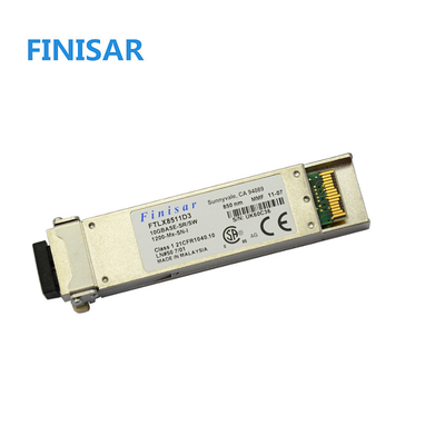 Finisar FTLX8511D3 850nm XFP Transceiver Optik Untuk 10GBASE-SR / SW 10G Ethernet