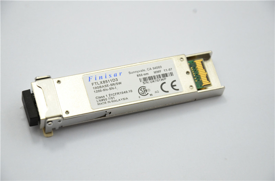 Finisar FTLX8511D3 850nm XFP Transceiver Optik Untuk 10GBASE-SR / SW 10G Ethernet