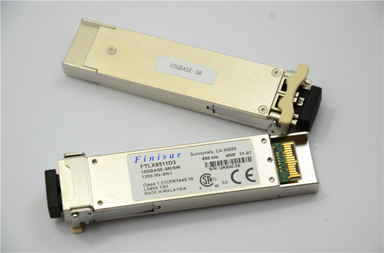 Finisar FTLX8511D3 850nm XFP Transceiver Optik Untuk 10GBASE-SR / SW 10G Ethernet