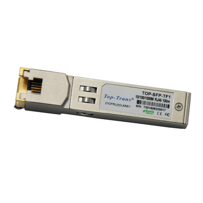 Juniper SRX-SFP-1GE-T-ET Modul Konverter Tembaga RJ45 SFP 100m Cat5 Kompatibel