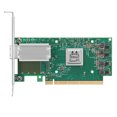 NVIDIA Mellanox MCX515A-CCAT 100GbE QSFP28 Port PCIe3.0 X16 Kartu Ethernet ConnectX-5
