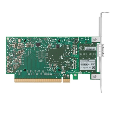 NVIDIA Mellanox MCX515A-CCAT 100GbE QSFP28 Port PCIe3.0 X16 Kartu Ethernet ConnectX-5