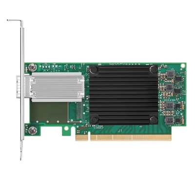 NVIDIA Mellanox MCX515A-CCAT 100GbE QSFP28 Port PCIe3.0 X16 Kartu Ethernet ConnectX-5