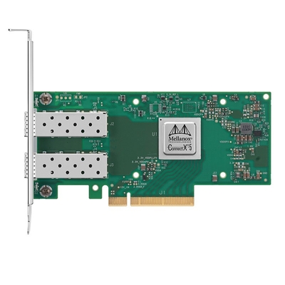 Mellanox MCX512A-ACAT CX512A ConnectX-5 10 / 25GbE SFP28 Kartu PCIe Dual Port
