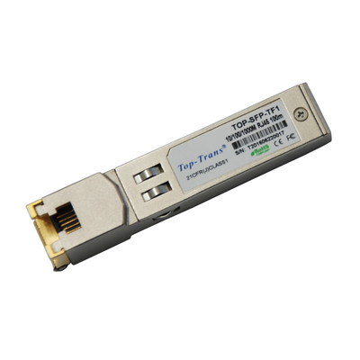 Tembaga RJ45 SFP 1GbE 1000BASE-T Transceiver Mellanox MC3208411-T