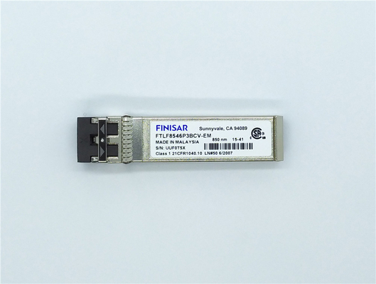 Finisar 14.025Gb/S 850nm MMF Fiber Optic Transceiver Untuk Ethernet dan Fibre Channel