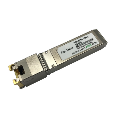Mellanox MFM1T02A-T 10GBASE-T Kompatibel 10G Tembaga RJ45 SFP + Transceiver