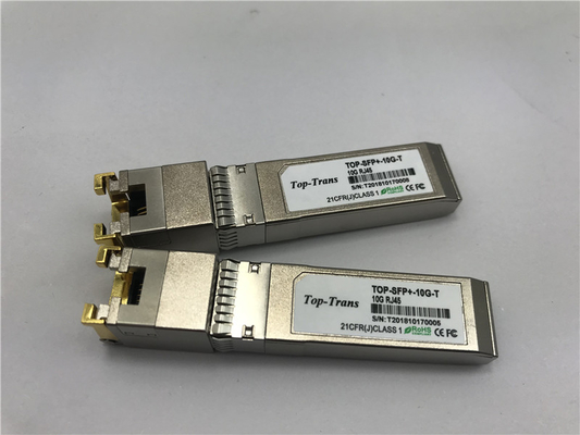 Mellanox MFM1T02A-T 10GBASE-T Kompatibel 10G Tembaga RJ45 SFP + Transceiver