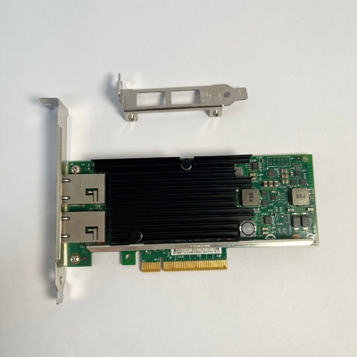 Intel X540-T2 10Gb PCIe PCI Express X8 Adaptor Jaringan Ethernet Antarmuka Saluran Serat