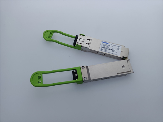 Modul Transceiver Optik Finisar 2km 100G CWDM4 QSFP28 Asli Dengan FEC