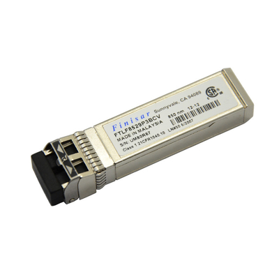FTLF8529P3BCV-QL 16G SFP+ 850nm Modul Transceiver Optik Hot Pluggable Panjang Gelombang Pendek