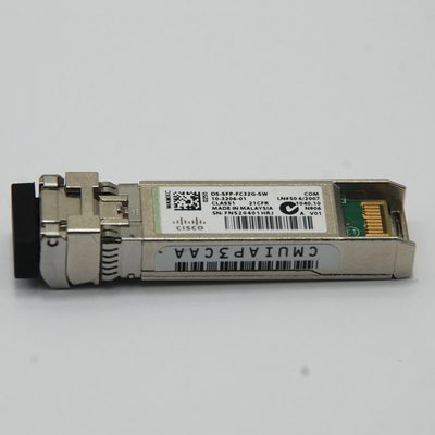 DS-SFP-FC32G-SW 10-3206-01 SFP+ Modul Transceiver 32Gbps Saluran Serat SW 850nm 100m LC