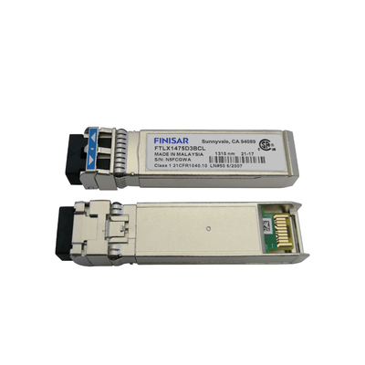 FTLX1475D3BCL Finisar Optical Transceiver 10Gb/S 10km 1310nm Mode Tunggal