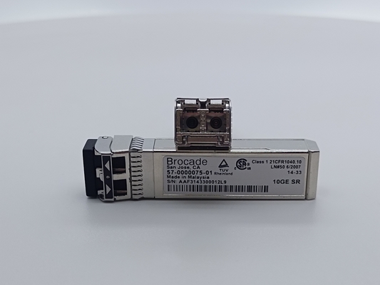 Brocade 57-0000075-01 XBR-000180 Transceiver Optik 10G-SR MMF SFP+ - LC 300m 850nm DDM Modul