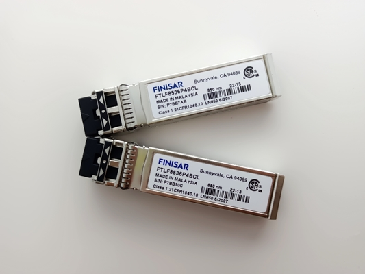 Finisar FTLF8536P4BCV 25G SR Panjang gelombang pendek 850nm SFP28 Transceiver optik