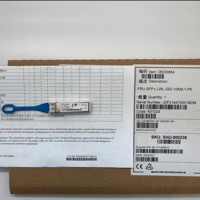 Brocade 57-1000332-01 XBR-000238 32G 1310nm 10km SFP + Fiber Optic Module Dengan Konektor FC