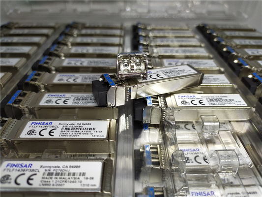 Modul penerima optik LC FTLF1436P3BCL Duplex SMF 1310nm Band 25.78 Gb/s