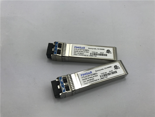 Modul FTLX1471D3BCV asli Finisar 10G Dual Rate10km SFP+ 10km SFP+ Optical Transceiver
