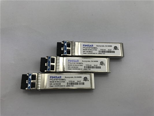 Modul FTLX1471D3BCV asli Finisar 10G Dual Rate10km SFP+ 10km SFP+ Optical Transceiver