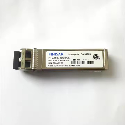 Finisar FTLX8571D3BCL 10Gb/s 850nm Multimode Datacom SFP+ Transceiver Optik untuk 10G Ethernet MPO POE 4G Kompatibel SM