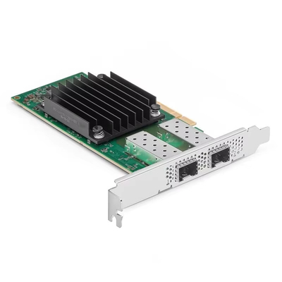 Mellanox MCX512A-ADAT ConnectX-5 Dual 25GbE SFP28 PCIe 4.0 X8 Kartu Adaptor Adaptor Serat Optik Kinerja Tinggi untuk Serat Rendah