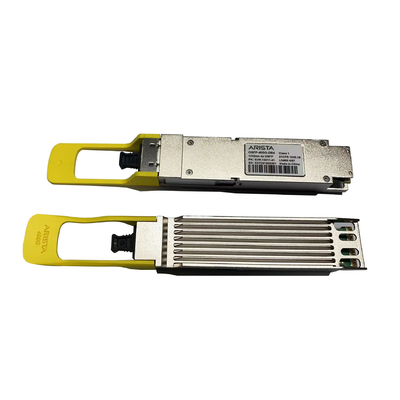 Arista QDD-400G-VSR4 Transceiver Optik 400GBASE-VSR4 yang Dapat Dicolok Jangkauan 50m Peralatan Fiber Optik Teknologi Masa Depan