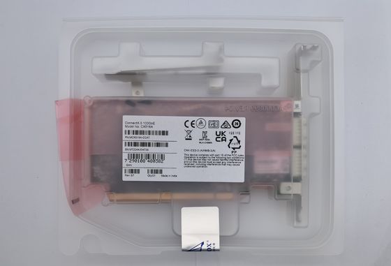 Mellanox MCX516A-CCAT ConnectX-5 EN 100GbE Dual-Port QSFP28 PCIe3.0 X 16 Kartu Antarmuka Tall&Short Bracket Konektivitas Fiber 4G