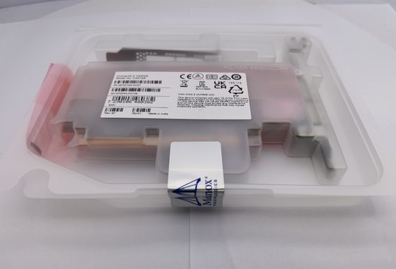 Mellanox MCX516A-CCAT ConnectX-5 EN 100GbE Dual-Port QSFP28 PCIe3.0 X 16 Kartu Antarmuka Tall&Short Bracket Konektivitas Fiber 4G