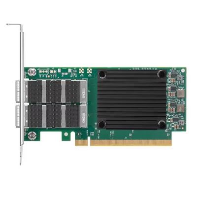 Mellanox QSFP56 Network Adapter Card 100GbE Dual-Port MCX623106AC-CDAT Peralatan Serat Optik
